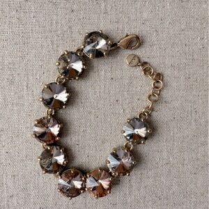 Stella & Dot Somervell peach and gold bracelet (necklace sold separately)